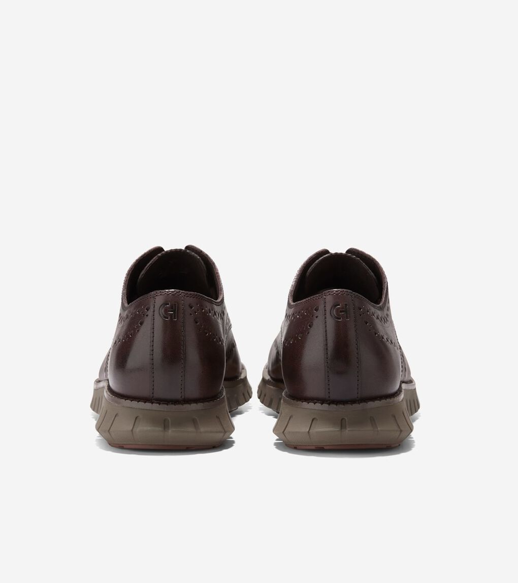 ゼログランド リマスタード ウィングチップオックスフォード mens.