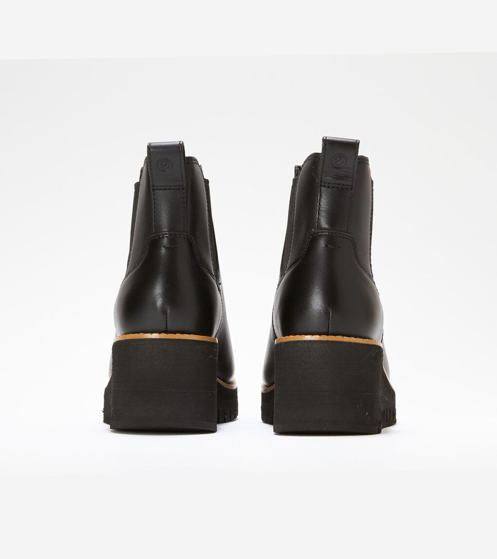 ゼログランド シティ ウェッジ ブーツ ウォータープルーフ womens.