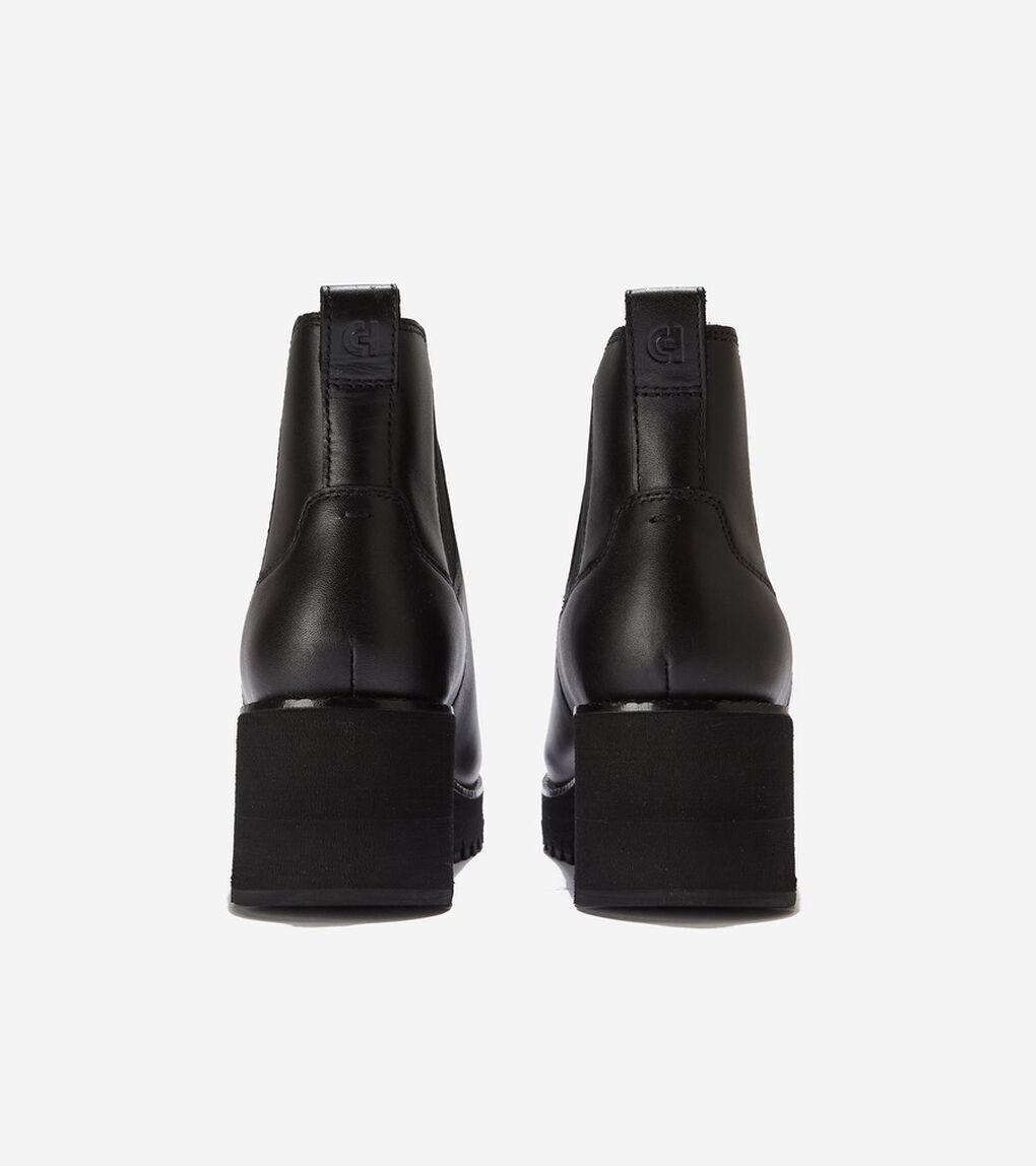 ゼログランド シティ ウェッジ ブーツ ウォータープルーフ womens.