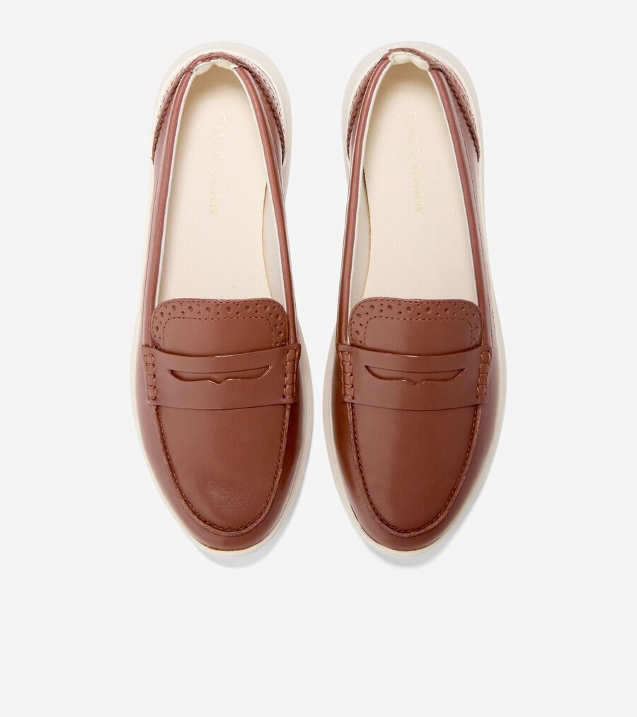 ゼログランド メリット レザー ローファー womens. 29000 | COLE_HAAN