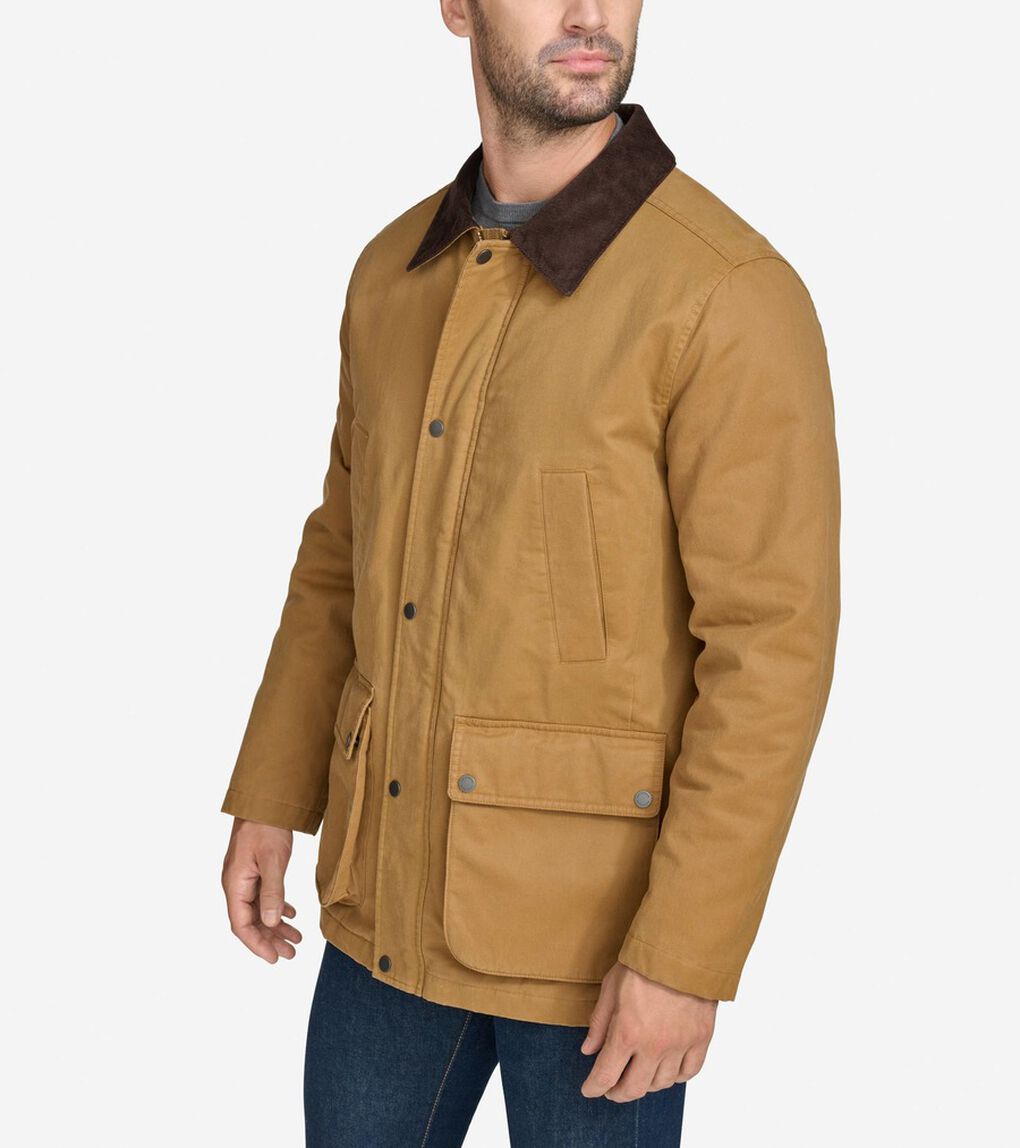 コーティッドコットンレインジャケット mens