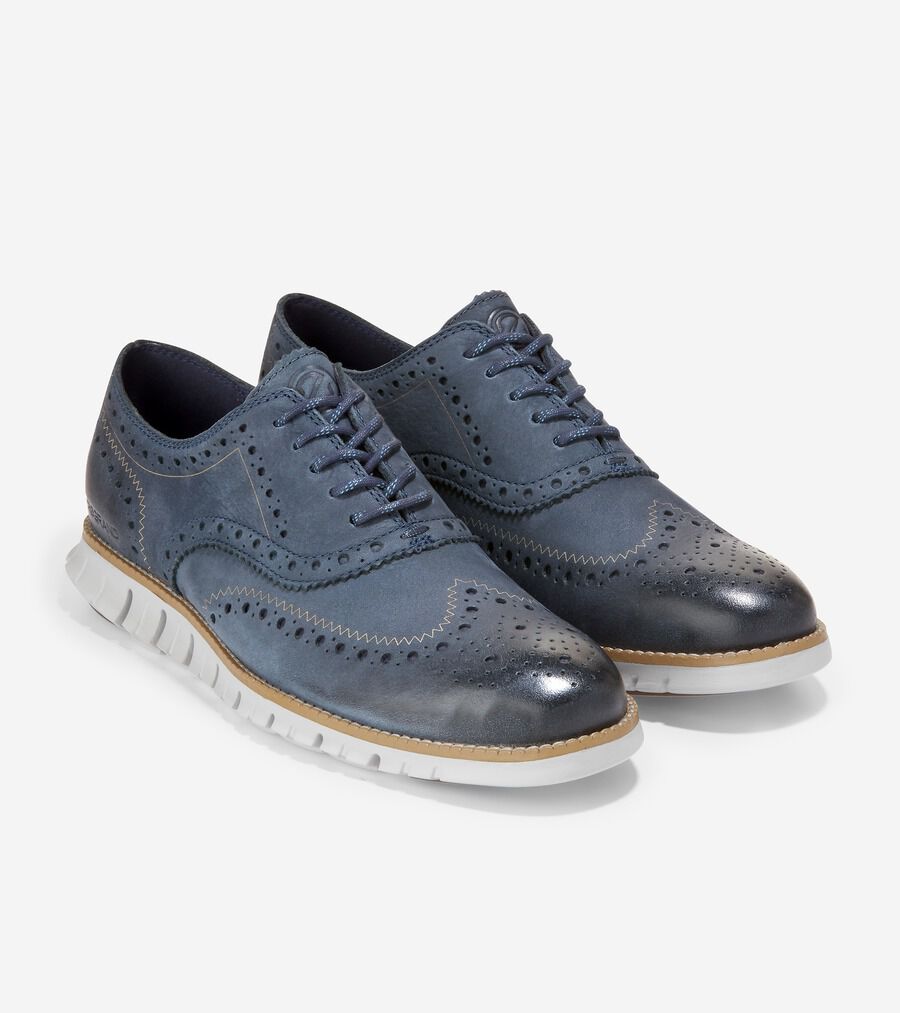 ゼログランド ウィングチップ オックスフォード mens. 0.0 | COLE_HAAN