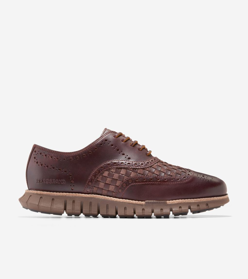 ゼログランド リマスタード ウィングチップオックス ラインド mens.