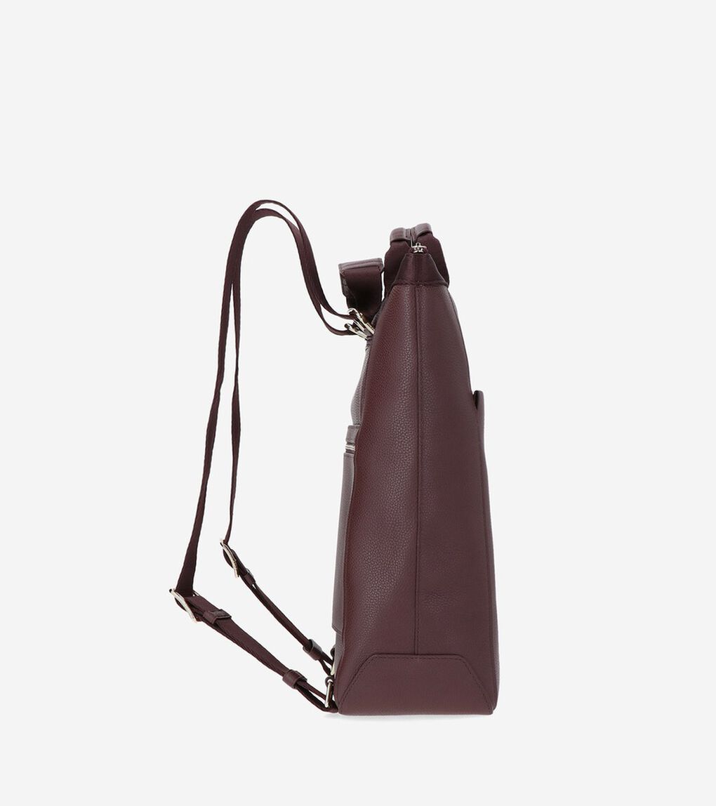 レザー コンバーチブル バックパック womens.