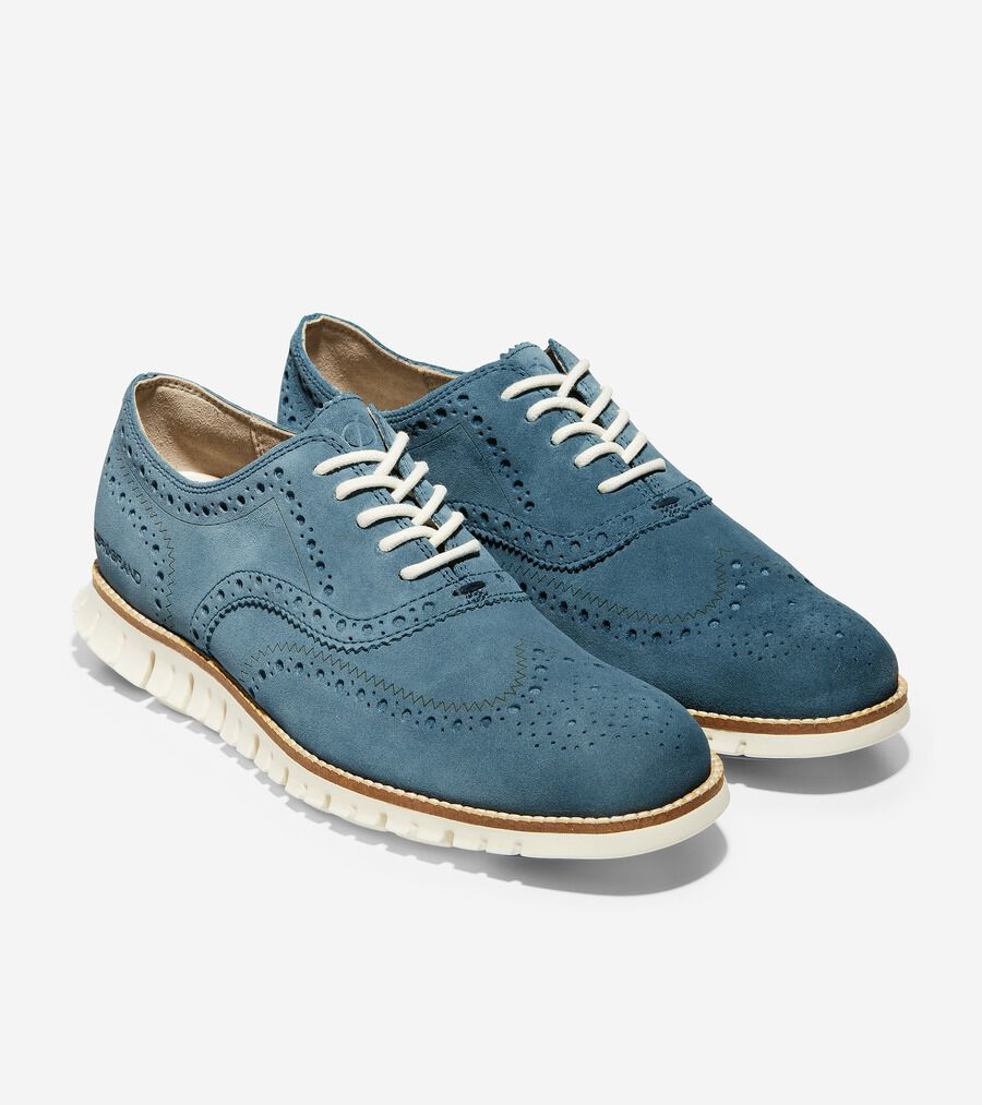 【WEB限定】 ゼログランド ウィングチップ オックスフォード mens. 0.0 靴