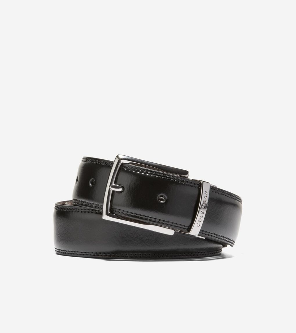 クラシックリバーシブルレザーベルト mens