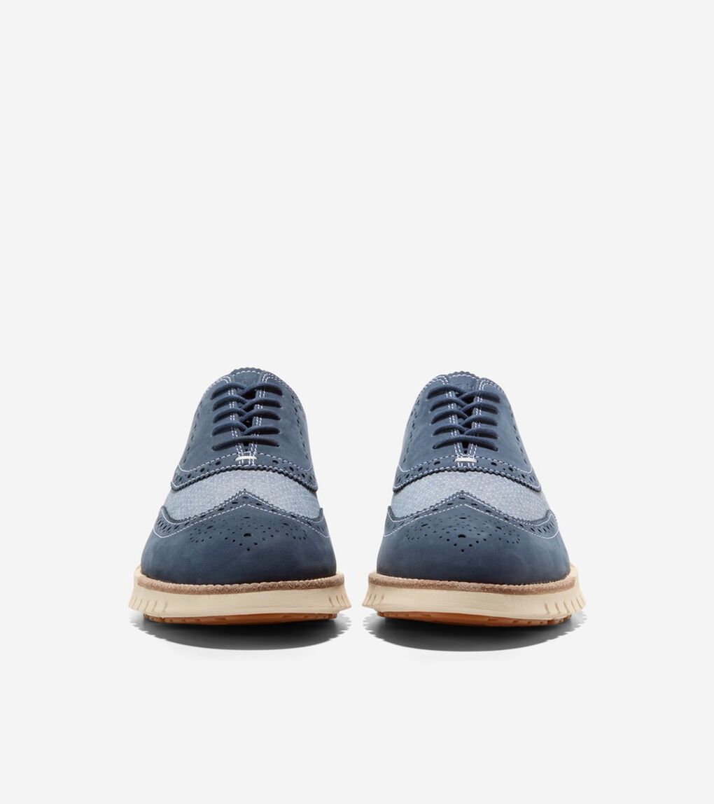 ゼログランド リマスタードウィングチップオックス ラインド mens.