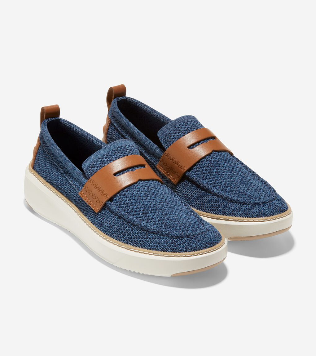 グランドプロトップスピンスティッチライトペニーローファー mens.