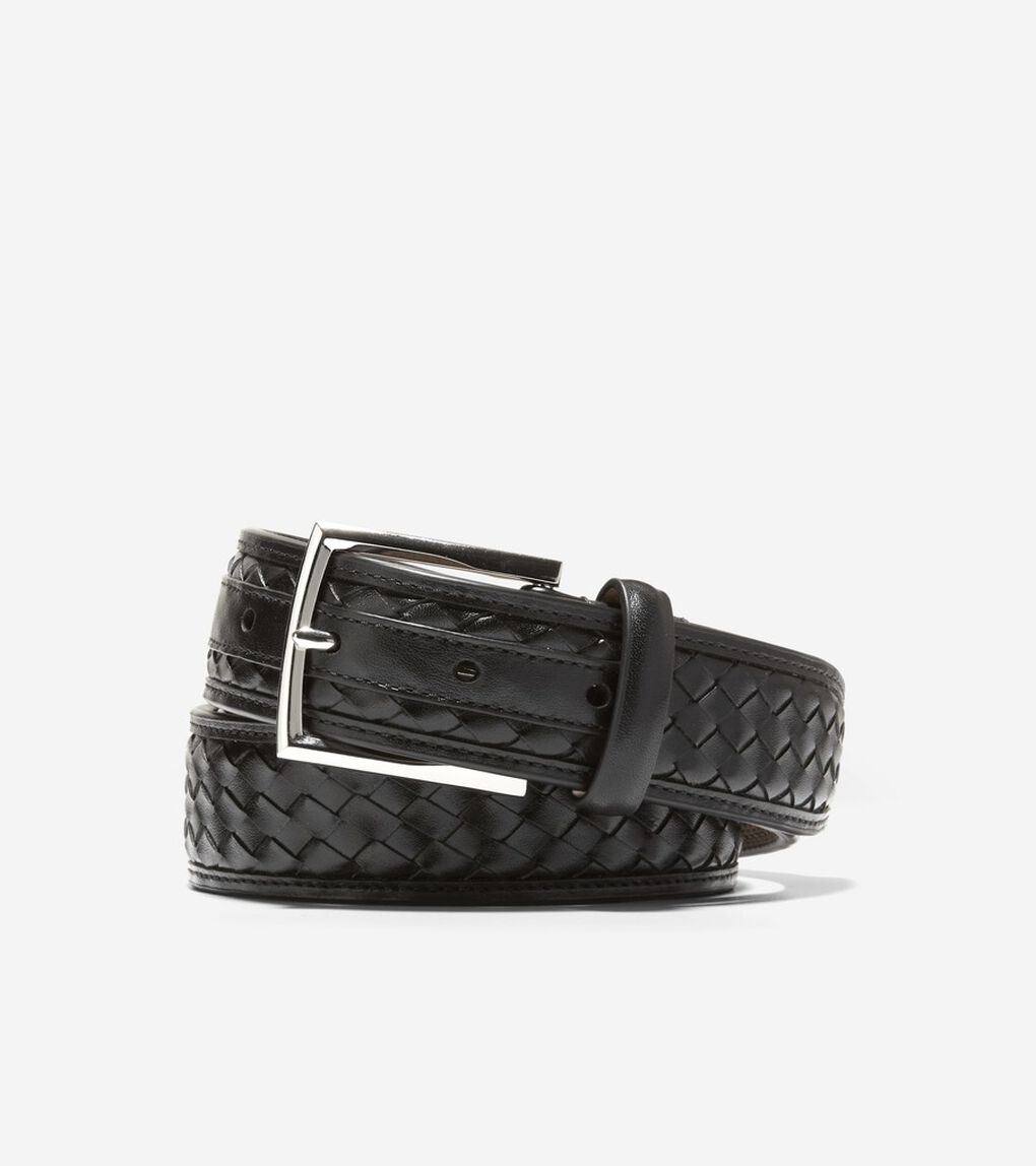ウーブンレザーベルト mens