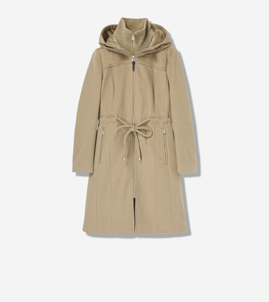 スリック ウール コート womens 52000 | COLE_HAAN