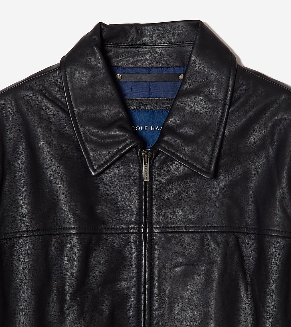 スムース ラム ジャケット mens.