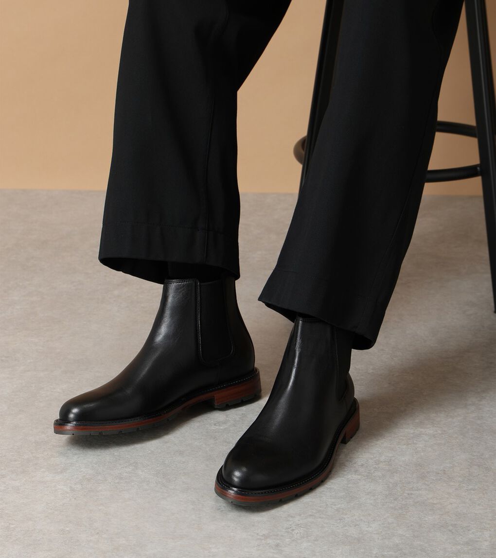ラウンドヒル グランド チェルシーブーツ mens