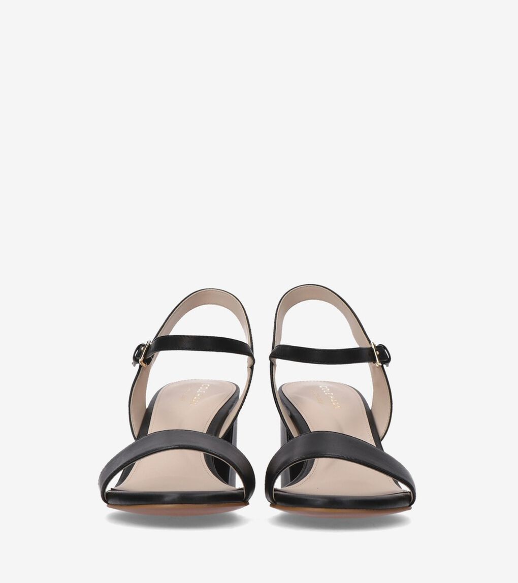 ジョージー ブロック ヒール サンダル womens.