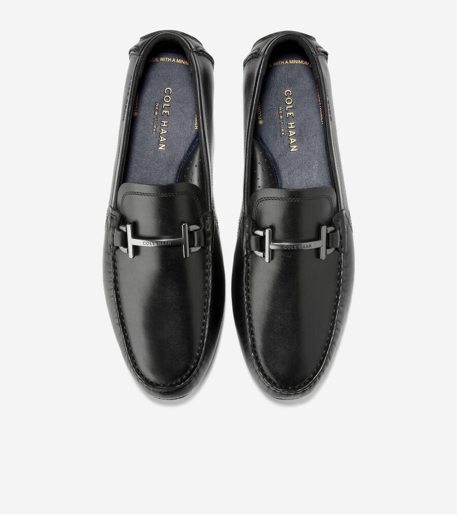 新品/現行/9.5W コールハーン ビットローファー ドライビングシューズ 黒 ドナヒュー グランド ビット ドライビング ローファー mens 29000