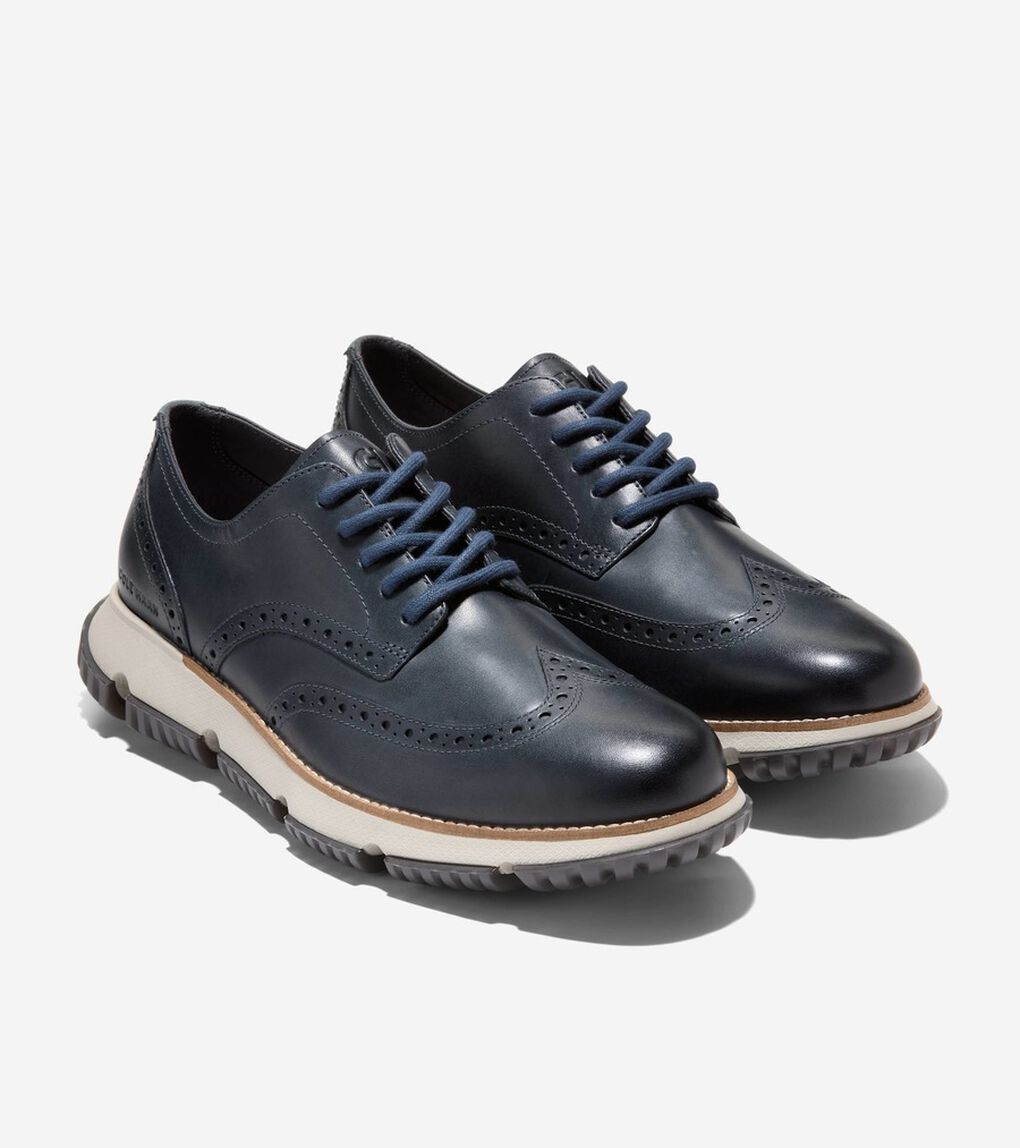 4.ゼログランド ウィングチップ ウィンター オックスフォード mens.