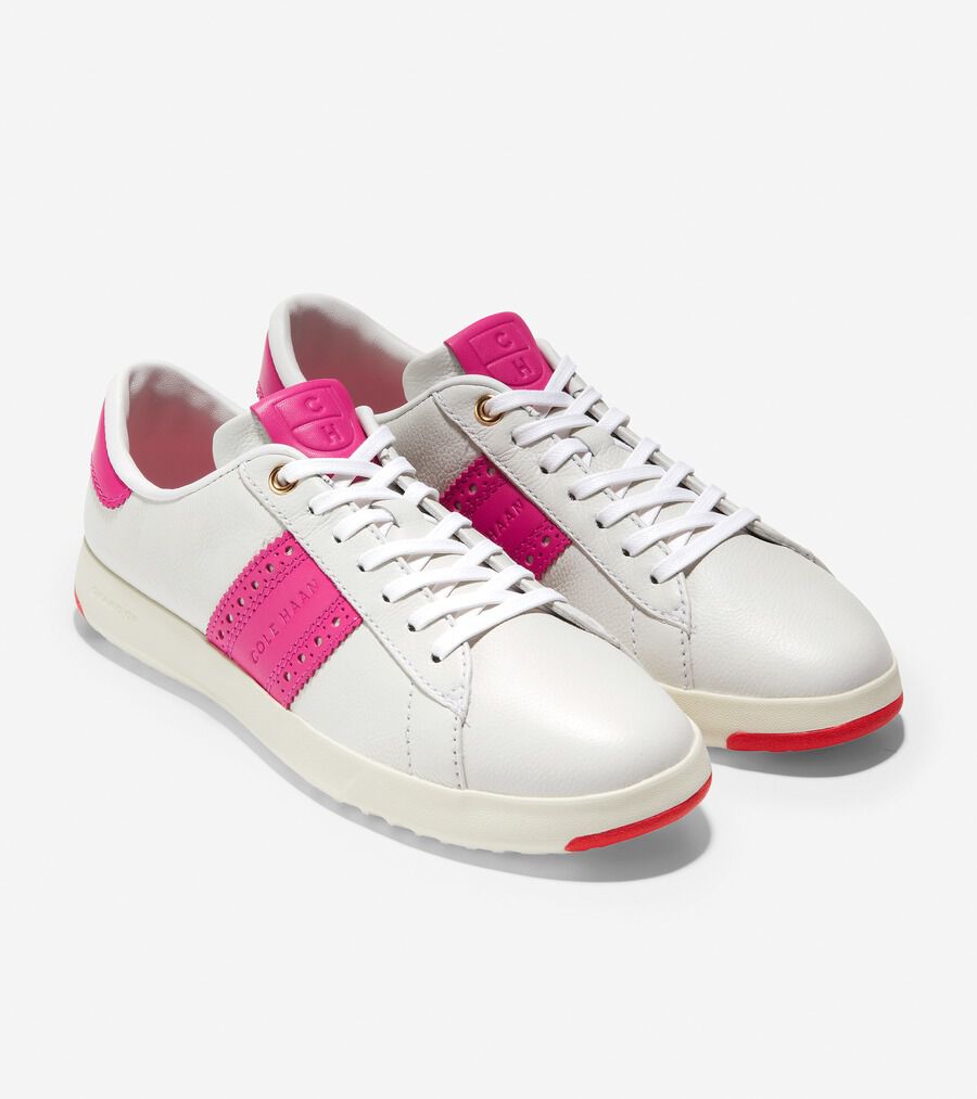 コール ハーン COLE HAAN グランドプロ テニス womens （ブラック オプティック ホワイト） -ファッション通販 FASHION  WALKER