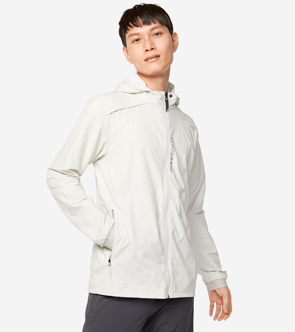 ゼログランド パッカブル ランニング ジャケット mens.