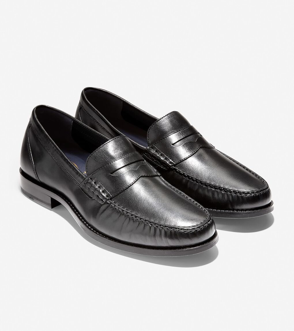 ピンチ グランド クラシック ペニー ローファー mens ブラック / ブラック 【公式】コール ハーン (Cole Haan)オンラインストア