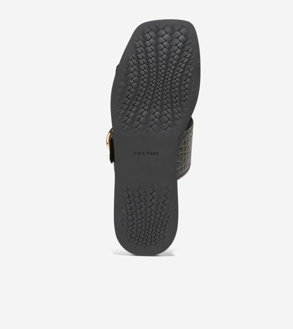 オークリン ダブルバンド フットベッド サンダル womens