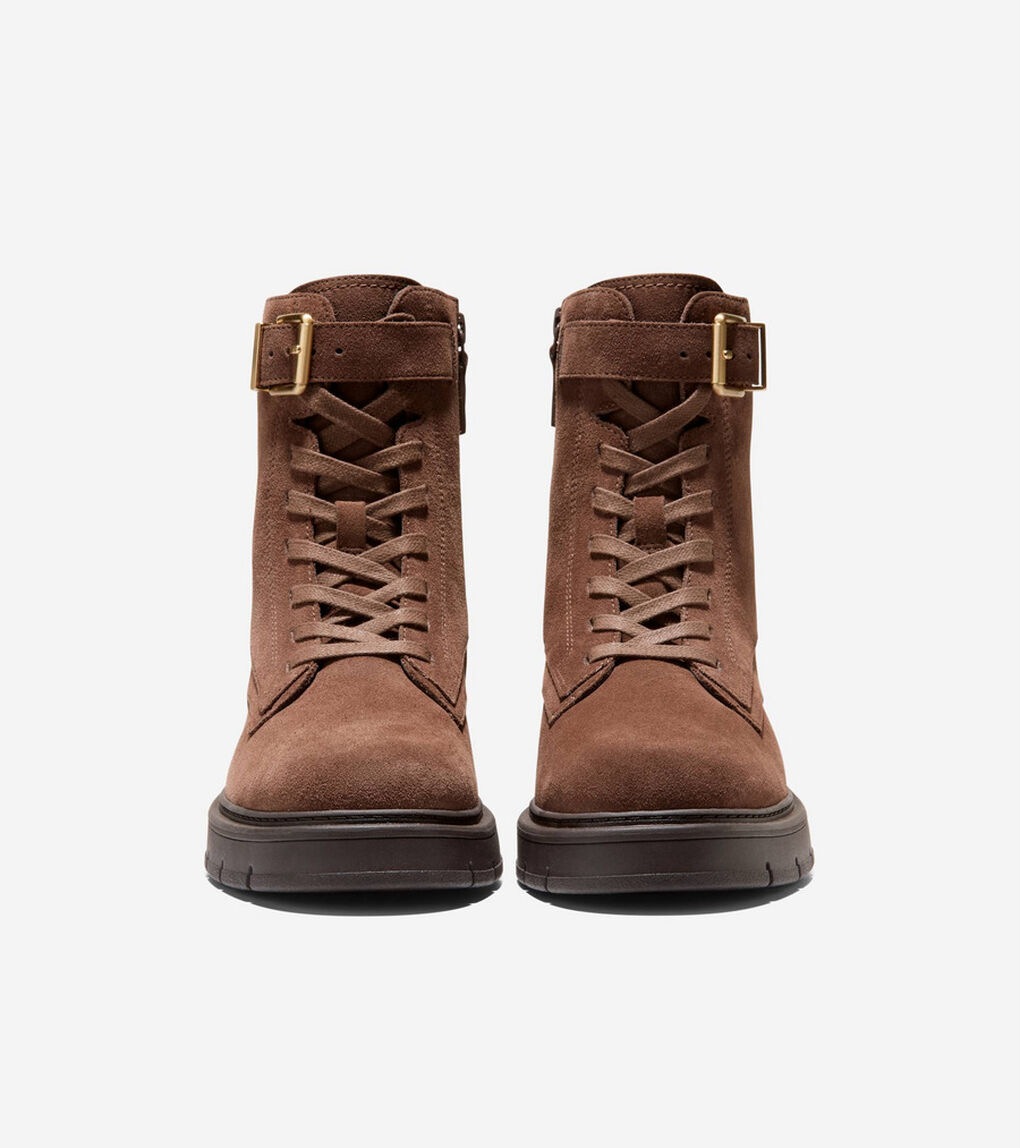 グランド フレックス フェネラ バックル レースアップ ブーティー ウォータープルーフ womens