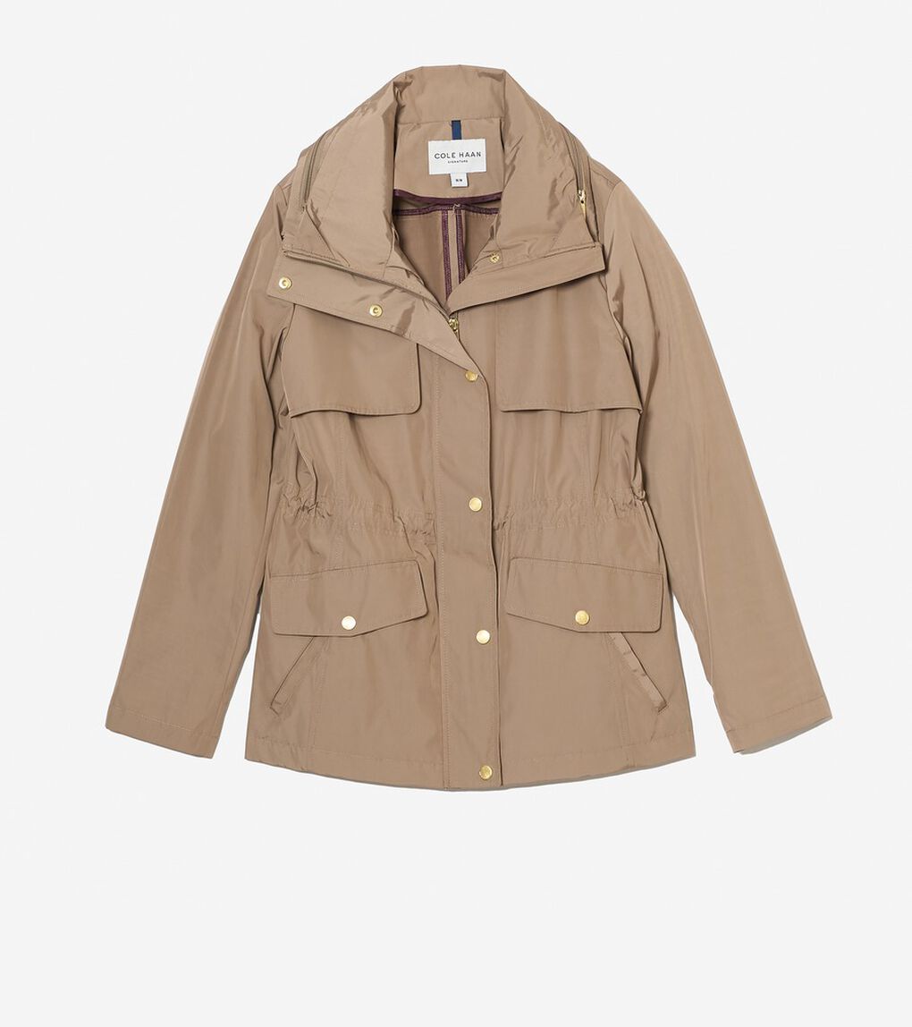 ショート パッカブル レイン ジャケット womens.
