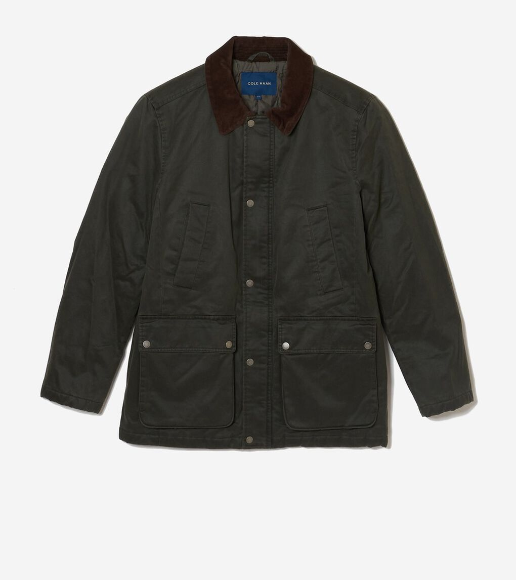 コーテッドコットンレインジャケット mens.