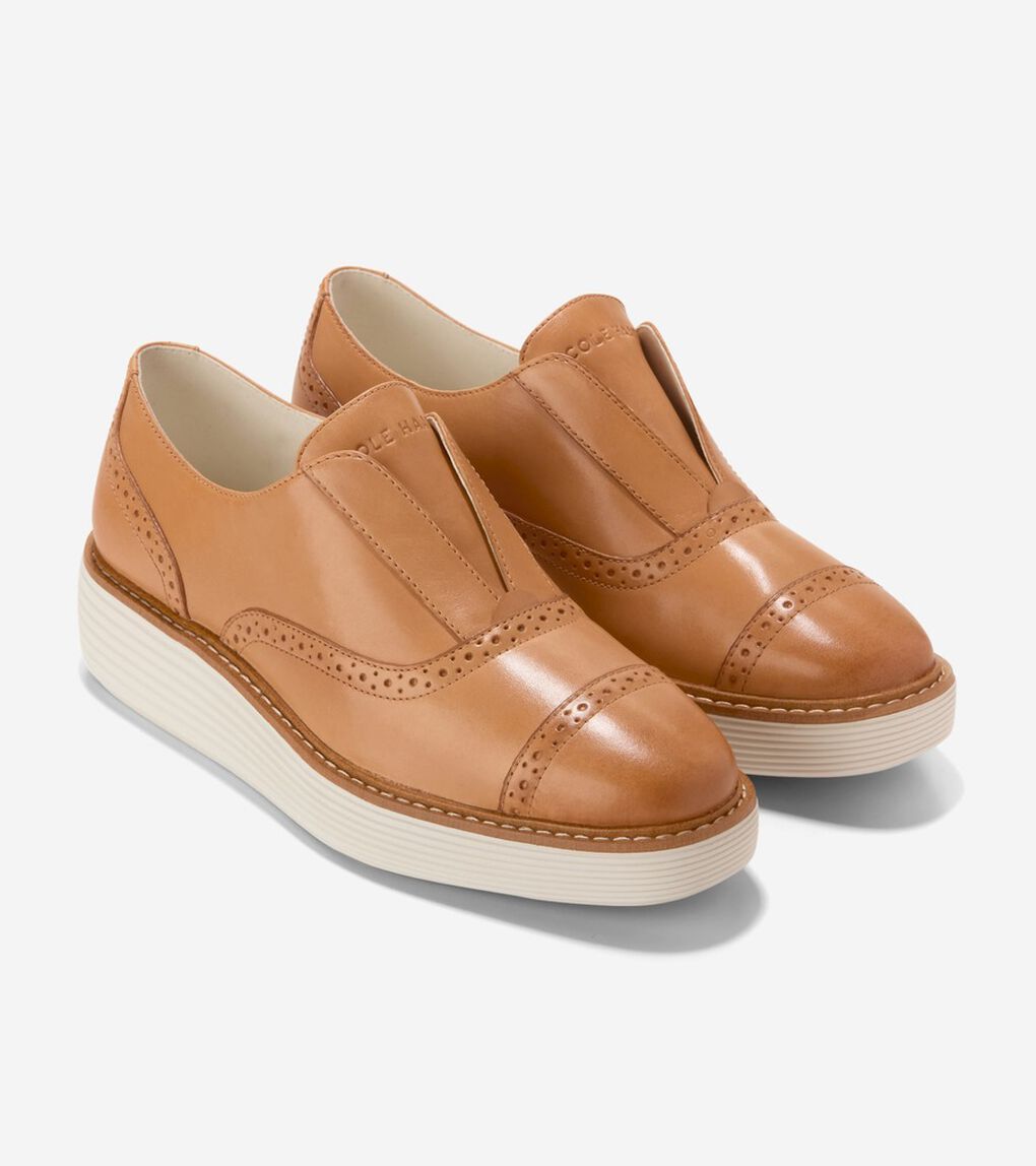 オリジナルグランド プラットフォーム レースレス オックスフォード womens