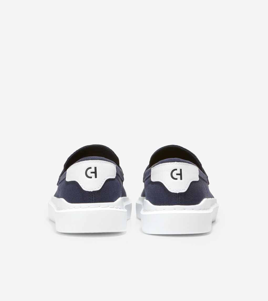グランドプロ ラリー キャンバス ペニー ローファー womens.