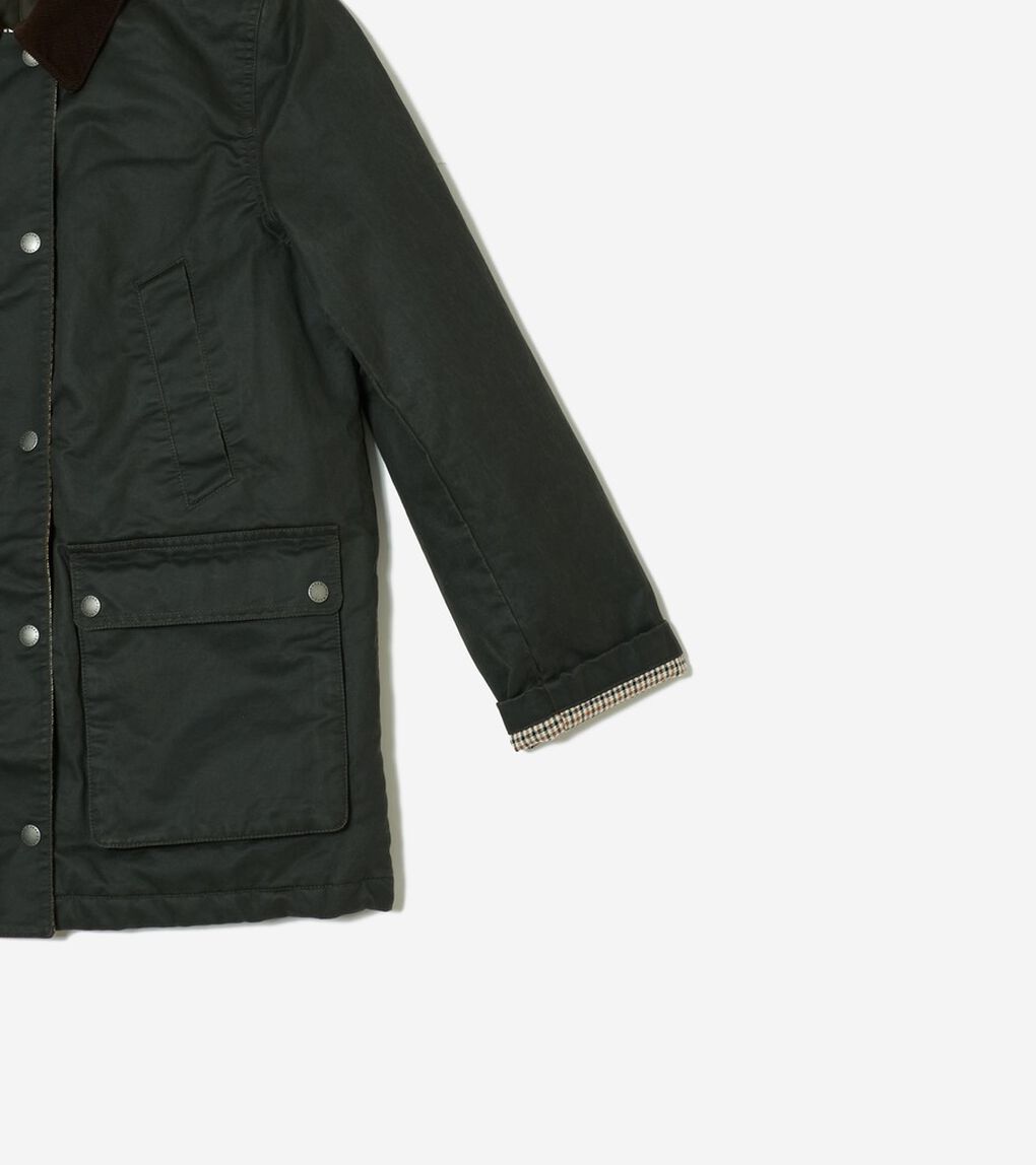 ワックスドコットンハンタージャケット womens
