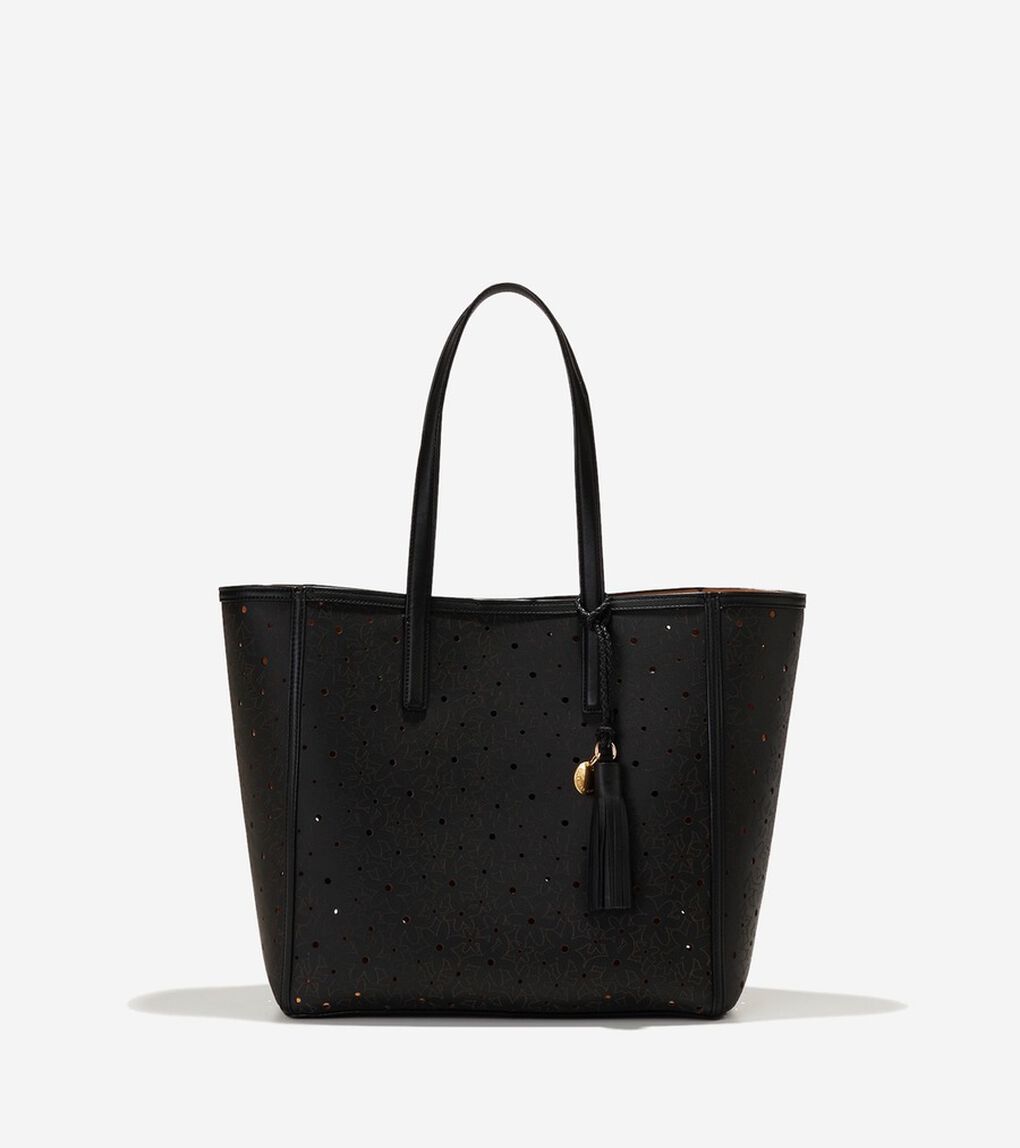 ナタリー レーザー フローラル トート womens.