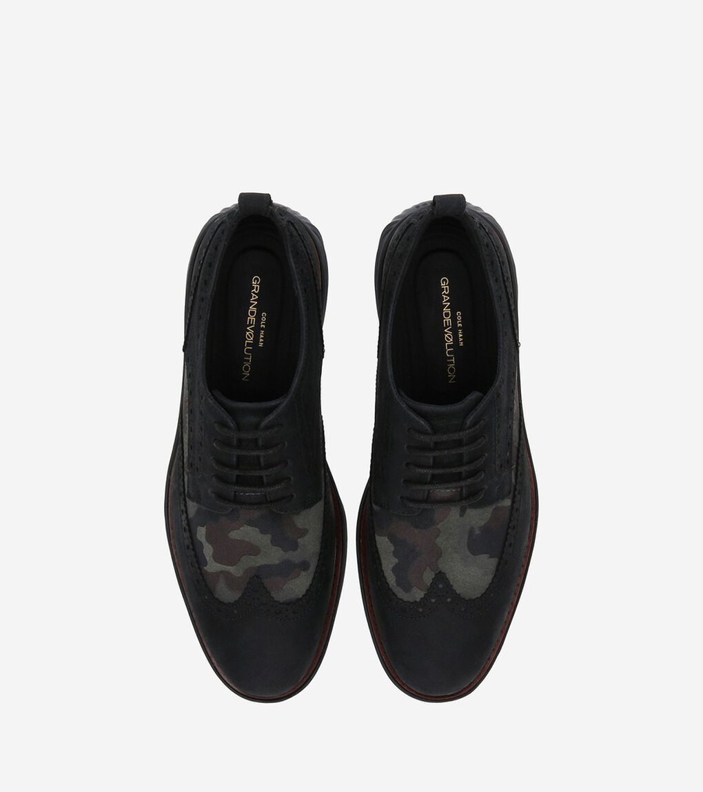 グランドエボリューション ショートウィング オックスフォード mens.