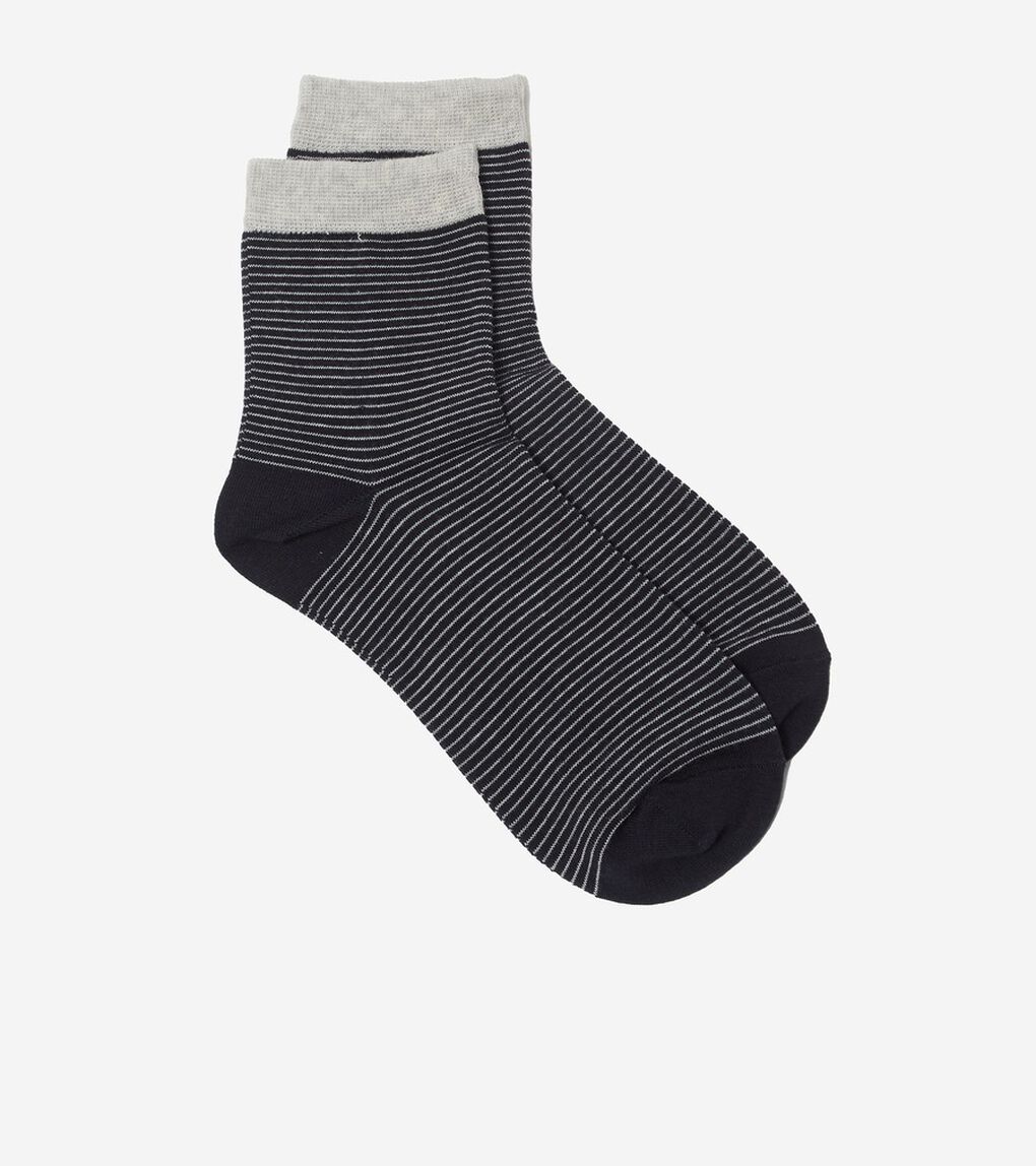 ストライプショートクルー womens.