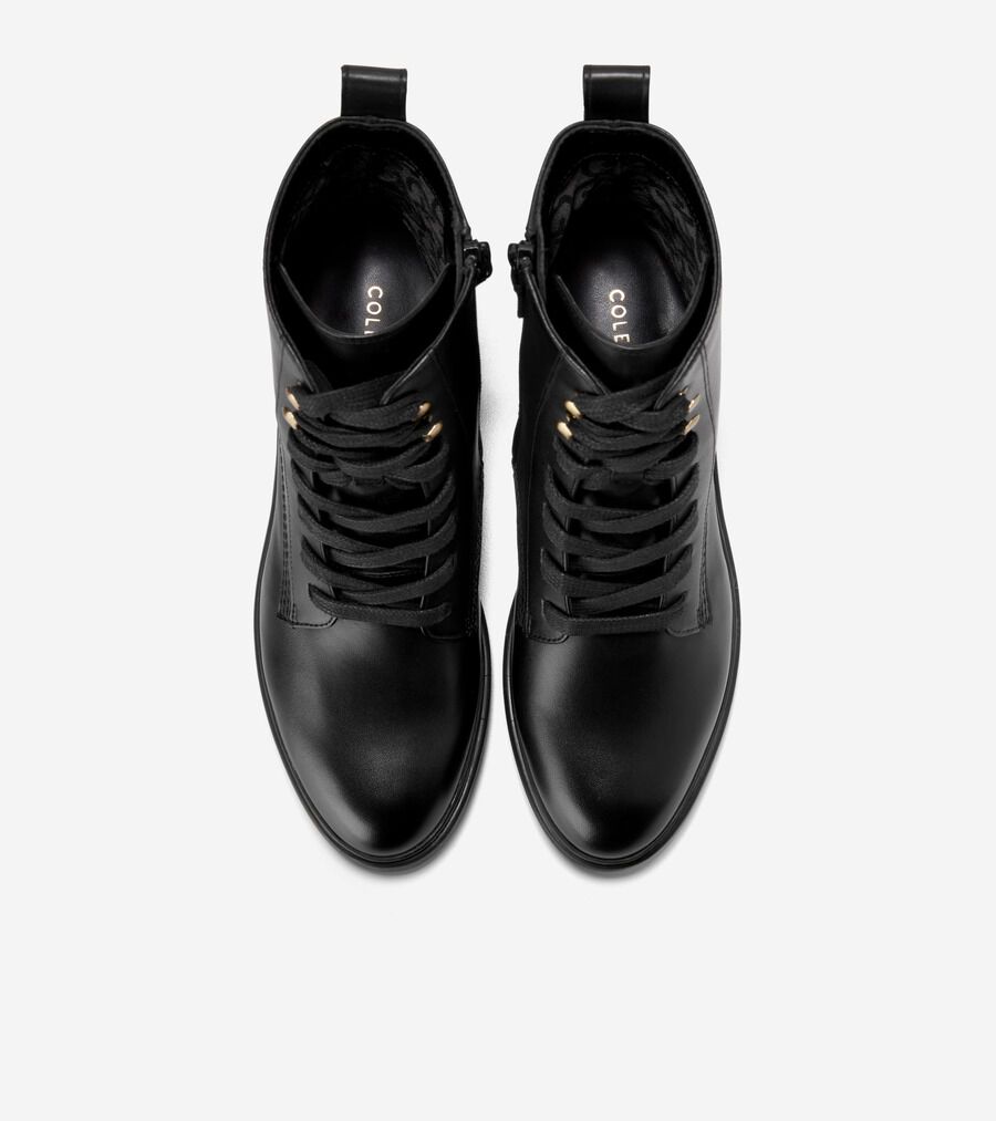 シェリーズ レースアップ ラグ ブーツ ウォータープルーフ