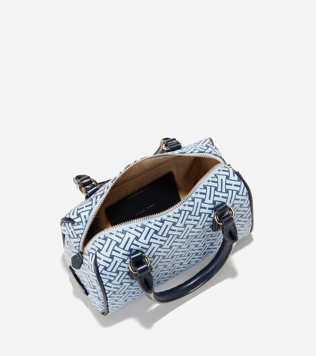 シグネチャー ウィーブ ミニ バレル サッチェル womens. 9000 | COLE_HAAN
