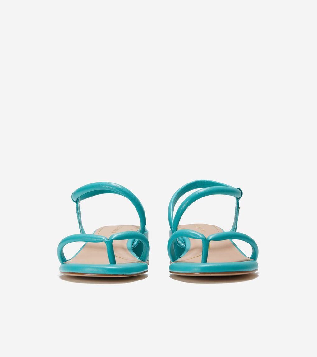 キャリ トング ブロック ヒール サンダル 40mm womens.