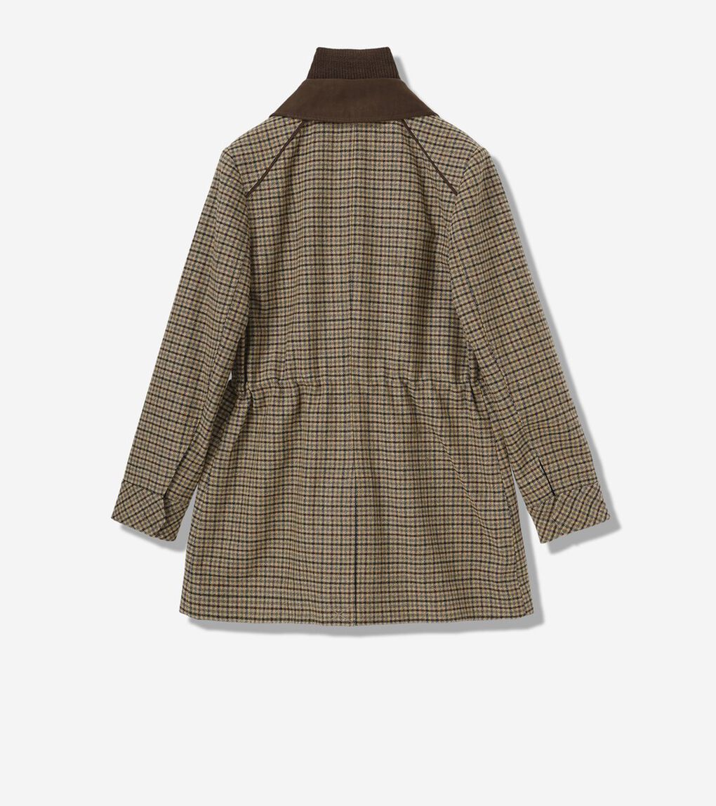 ハウンドトゥース ウール ハンター ジャケット womens