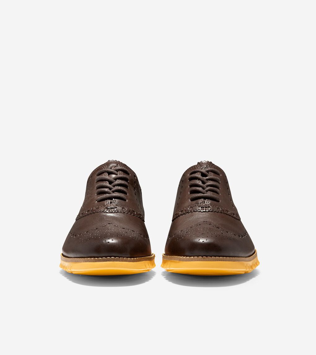 ゼログランド ウィングチップ オックスフォード mens.