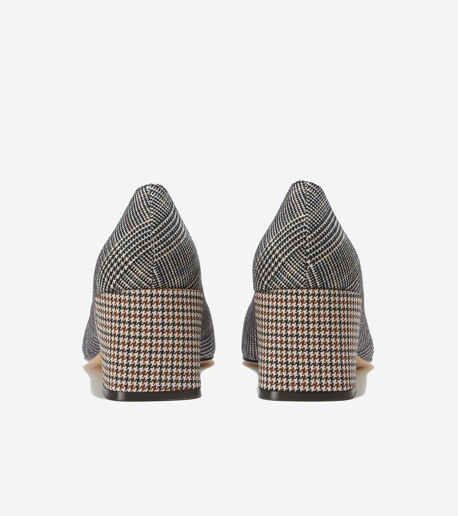 COLE HAAN カサンドラ ブロックヒール パンプ（ブラウン） カサンドラ ブロックヒール パンプ womens 21600 | COLE_HAAN