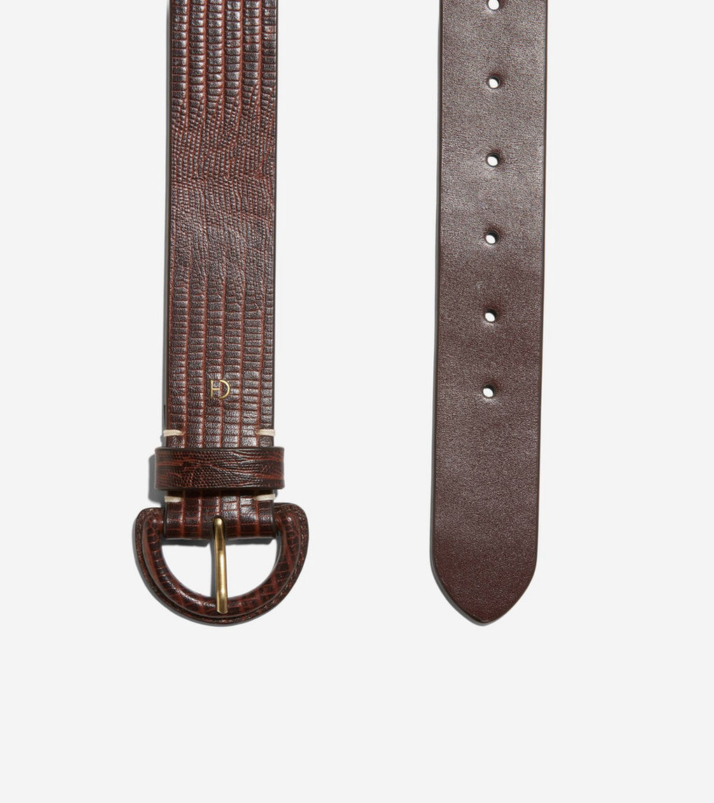 リザード ラップ バックル ベルト womens.