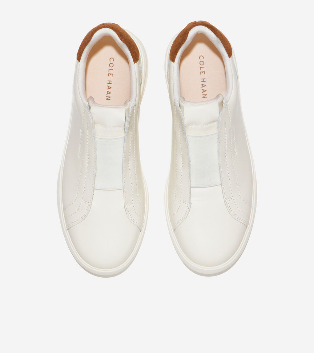 グランド クロスコート リュクス スリッポンスニーカー womens.