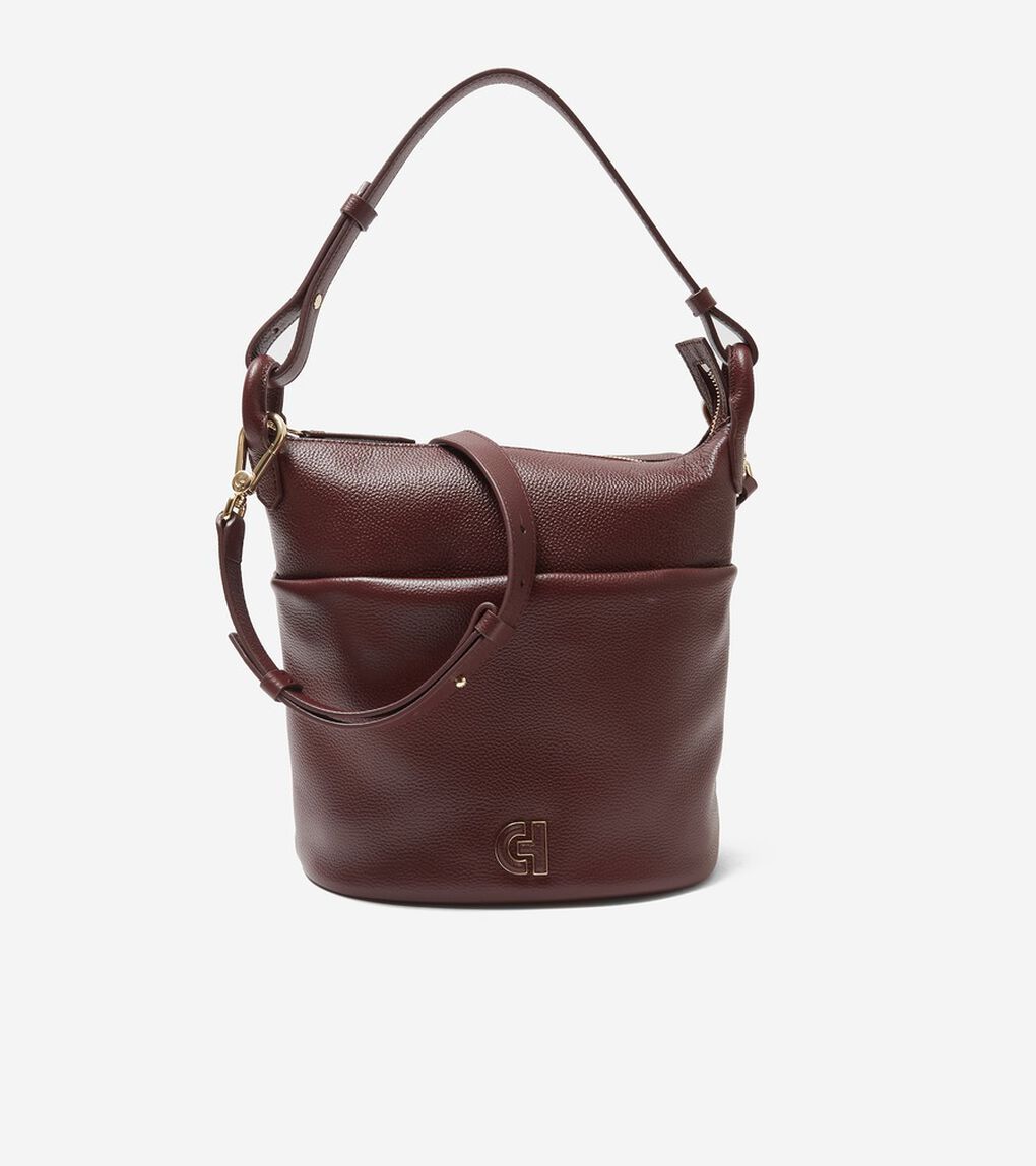 エッセンシャル ソフト バケット バッグ womens.