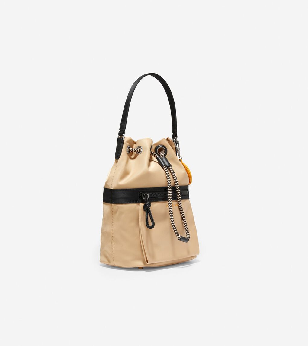 ナイロン ドローストリング クロスボディ womens.