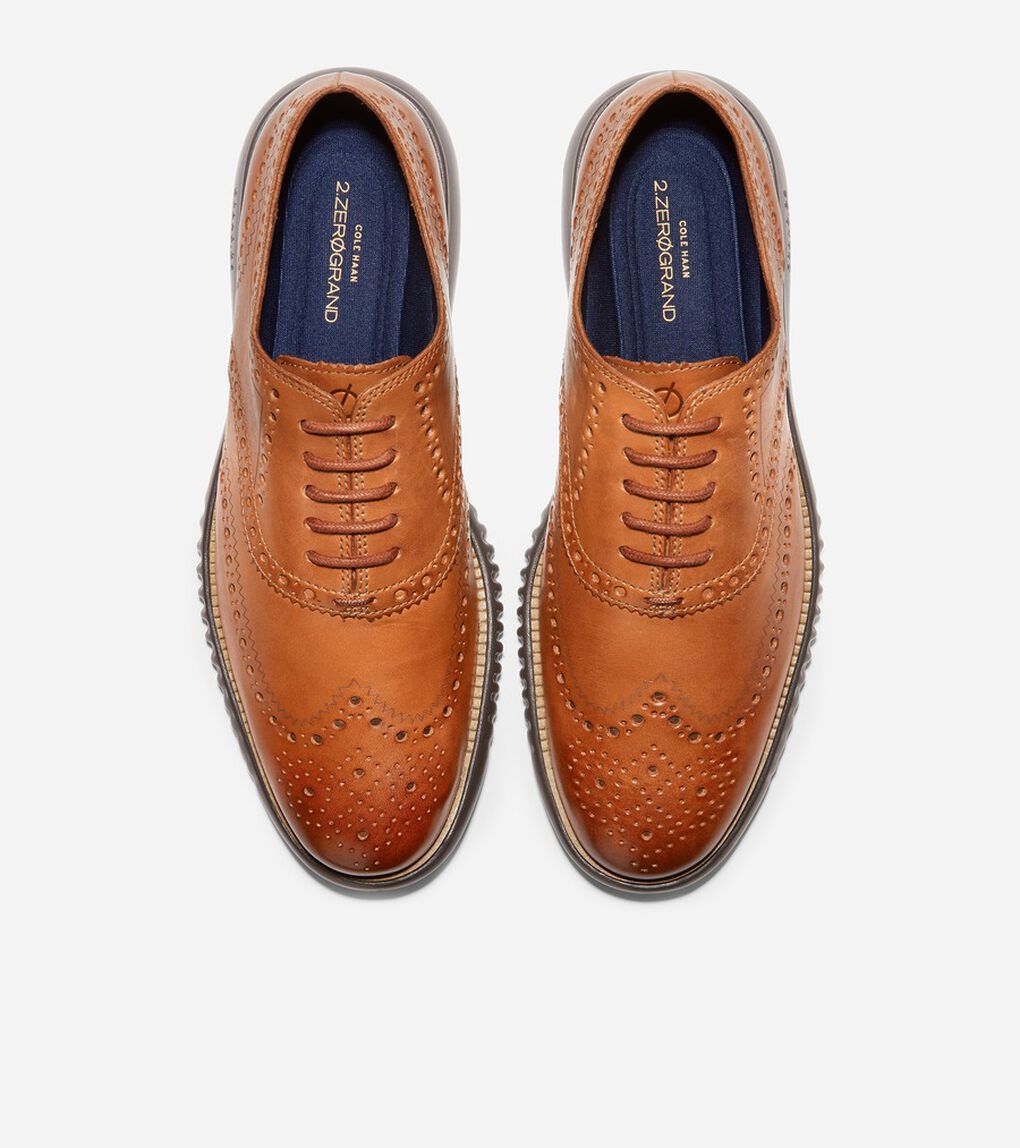 2.ゼログランド ウィング オックスフォード mens 0.0 | COLE_HAAN