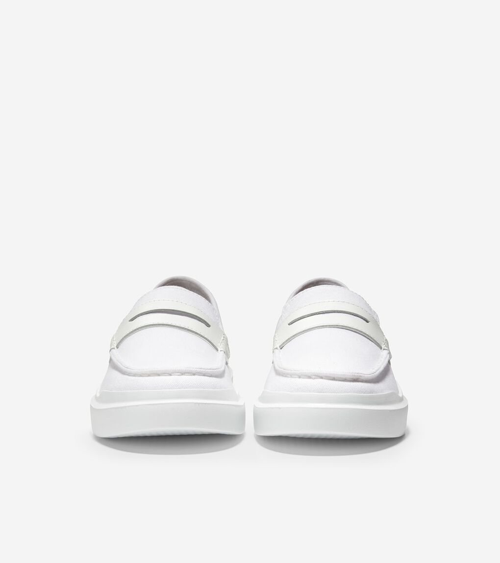 グランドプロ ラリー キャンバス ペニー ローファー womens.