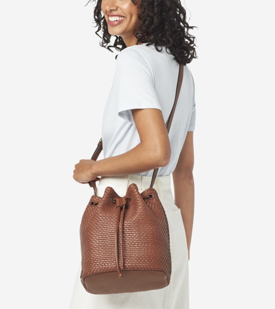 ☆日本未上陸*ALDO*新作*Wovenコントラストバケットバッグ/SW☆ 日本未上陸【PEDRO】Liora バケットバッグ (Pedro/バッグ