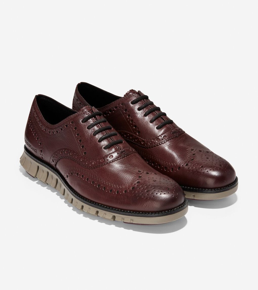 ゼログランド ウィングチップ オックスフォード mens.