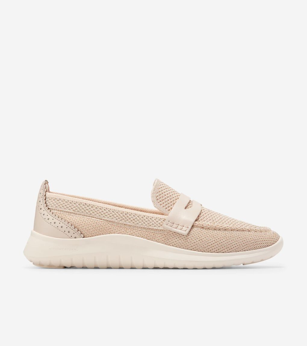 ゼログランド メリット スティッチライト ローファー womens.