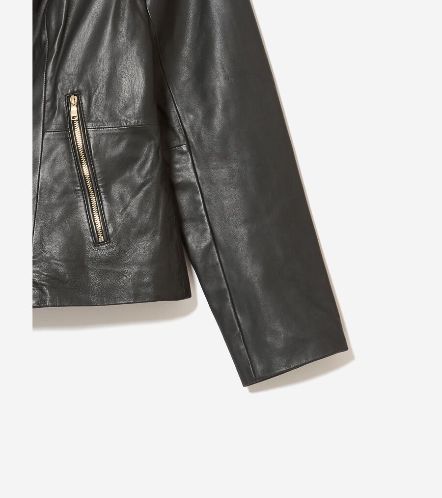 モウルデッドカラーアシンメトリックレザージャケット womens モウルデッドカラーアシンメトリックレザージャケット womens