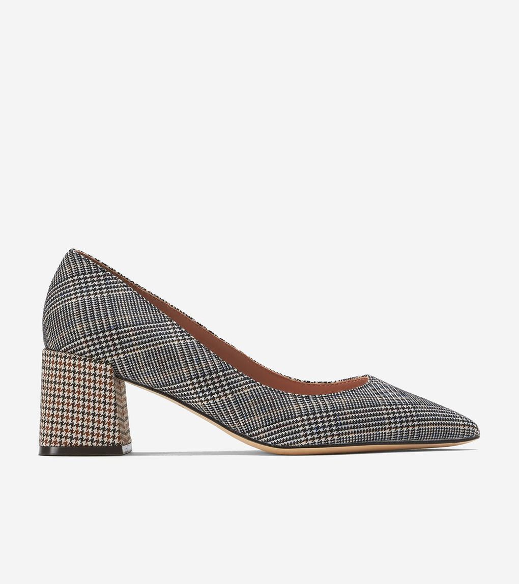 カサンドラ ブロックヒール パンプ womens.