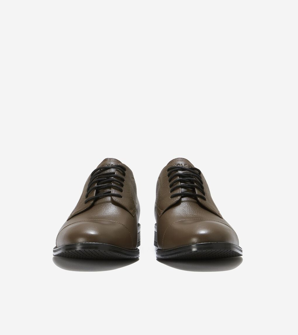 モダンエッセンシャル キャップトゥ オックスフォード mens.